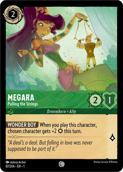 87/204 - Megara - Pulling the Strings - Common COLD FOIL