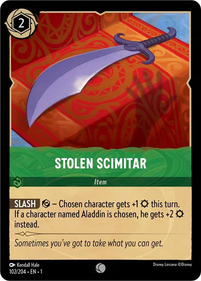 102/204 - Stolen Scimitar - Common - COLD FOIL