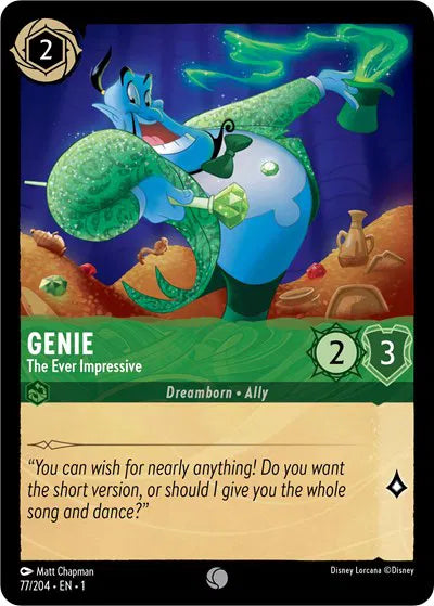 77/204 - Genie - The Ever Impressive - Common - COLD FOIL