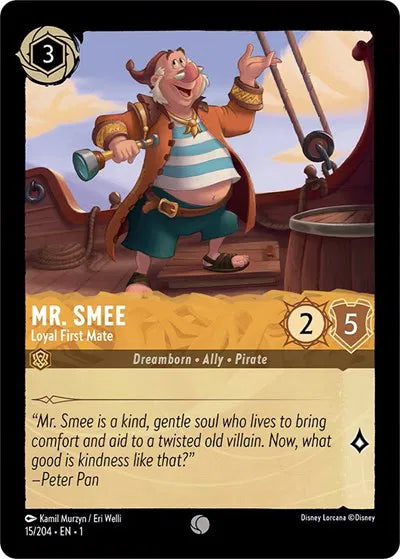 15/204 - Mr. Smee - Loyal First Mate - Common COLD FOIL