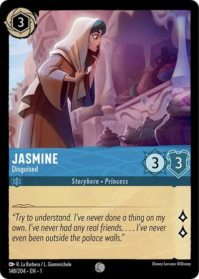 148/204 - Jasmine - Disguised - Common - COLD FOIL