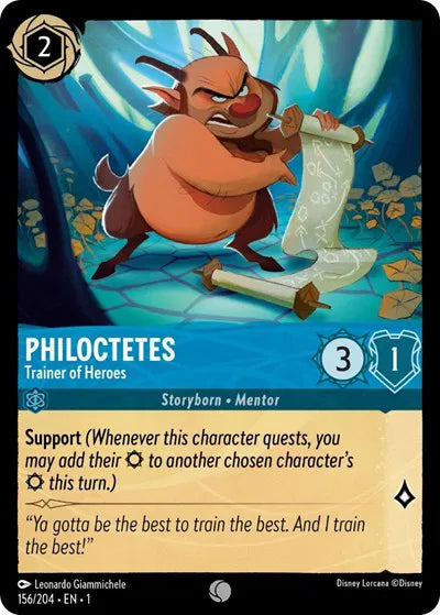 156/204 - Philoctetes - Trainer of Heroes - Common - COLD FOIL