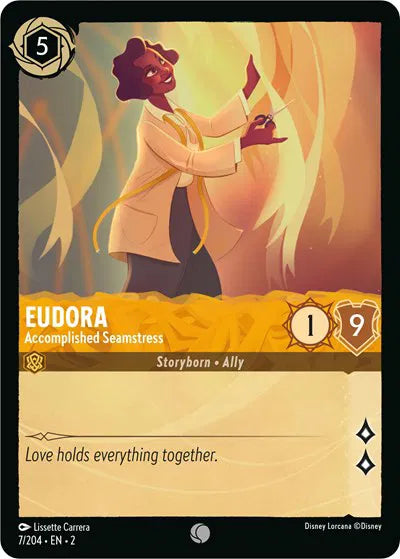 7/204 - Eudora - Accomplished Seamstress - Common COLD FOIL