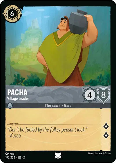 190/204 - Pacha - Village Leader - Uncommon COLD FOIL