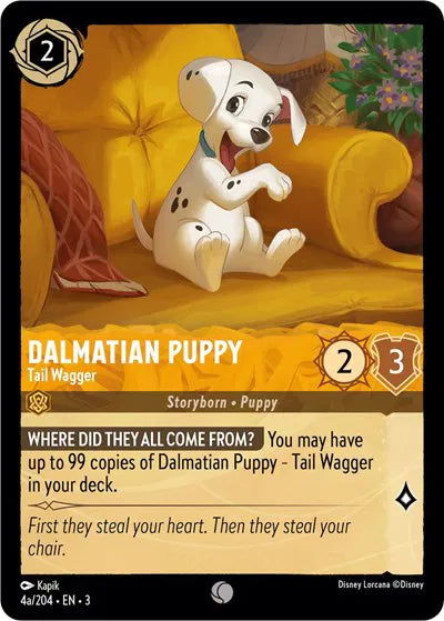 4a/204 - Dalmatian Puppy - Tail Wagger - Common