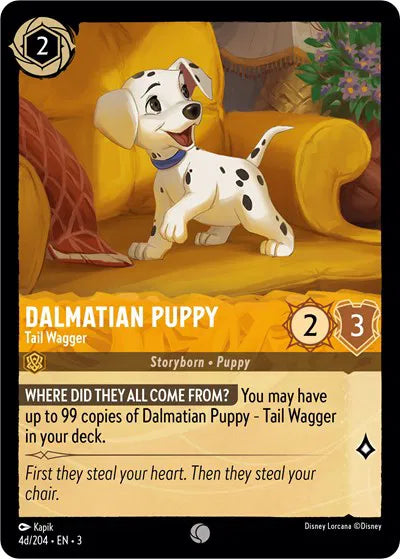 4d/204 - Dalmatian Puppy - Tail Wagger - Common