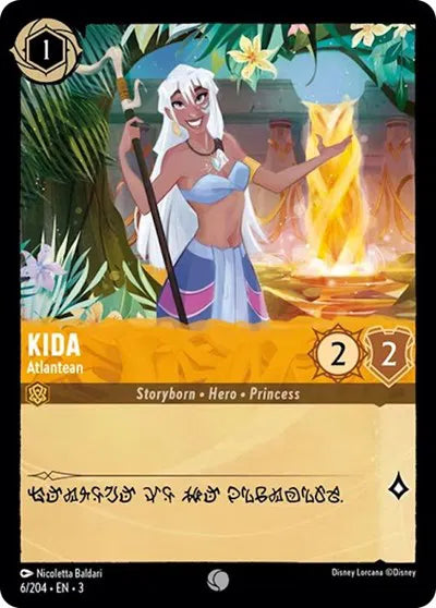 6/204 - Kida - Atlantean - Common COLD FOIL