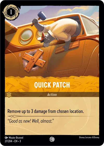 27/204 - Quick Patch - Common COLD FOIL