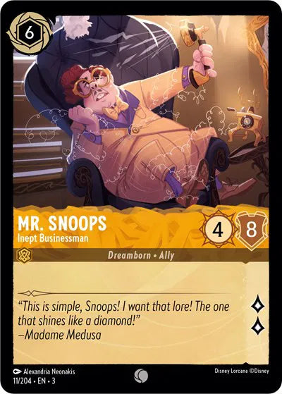 11/204 - Mr. Snoops - Inept Businessman - Common COLD FOIL