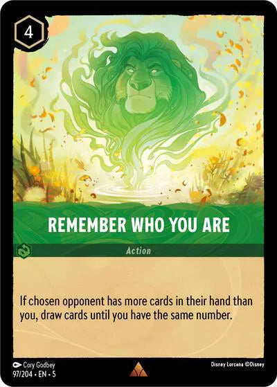 97/204 - Remember Who You Are Rare Cold Foil