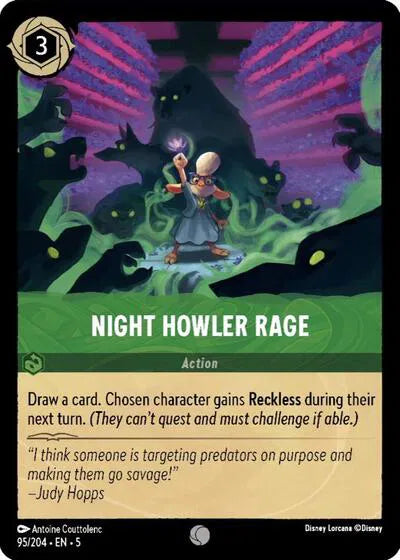 95/204 - Night Howler Rage Common Cold Foil