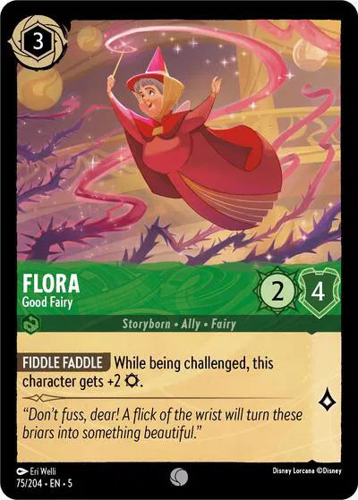 75/204 - Flora - Good Fairy Common Cold Foil