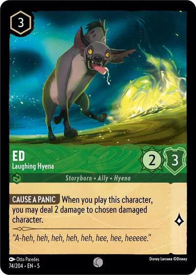 74/204 - Ed - Laughing Hyena Common Cold Foil