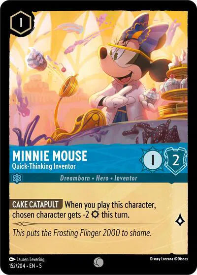 152/204 - Minnie Mouse - Quick-Thinking Inventor Common Cold Foil