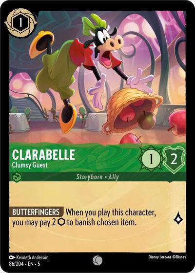 86/204 - Clarabelle - Clumsy Guest Common Cold Foil