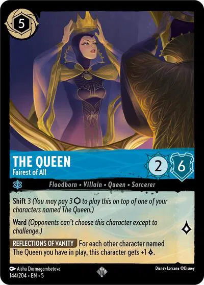 144/204 - The Queen - Fairest of All Super Rare Cold Foil