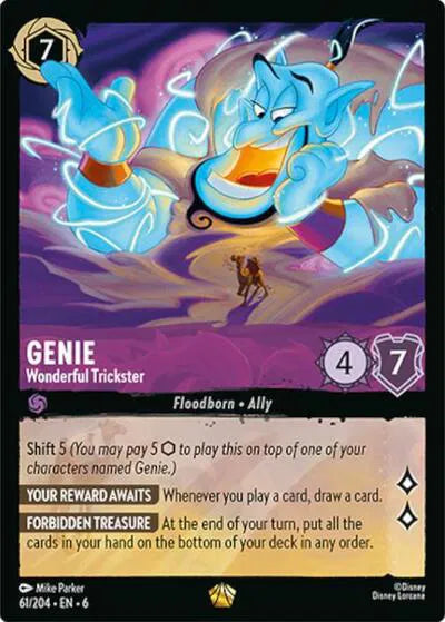 61/204 - Genie - Wonderful Trickster LEGENDARY